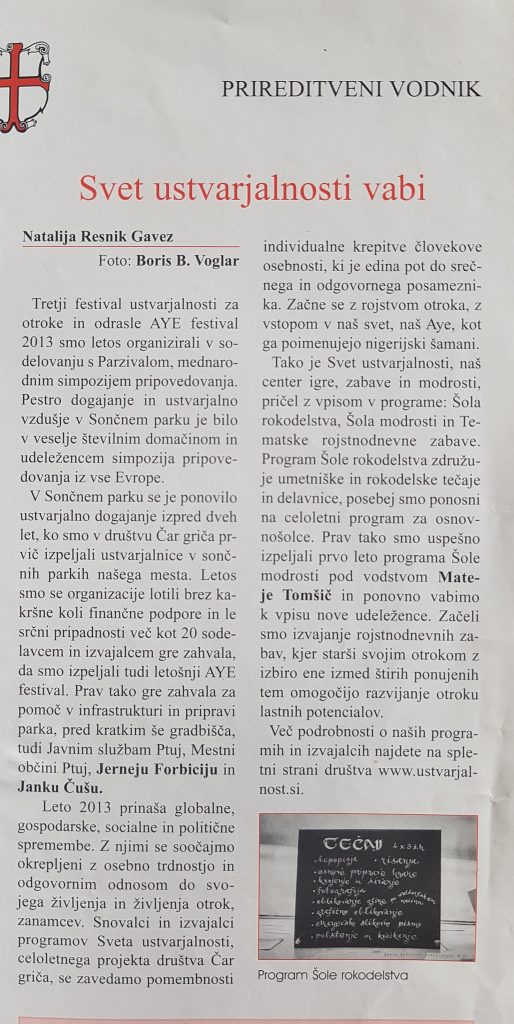 PTUJČAN: Svet ustvarjalnosti vabi