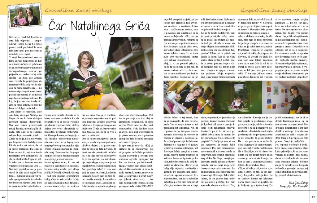 ORIŠA: Čar Natalijinega Griča